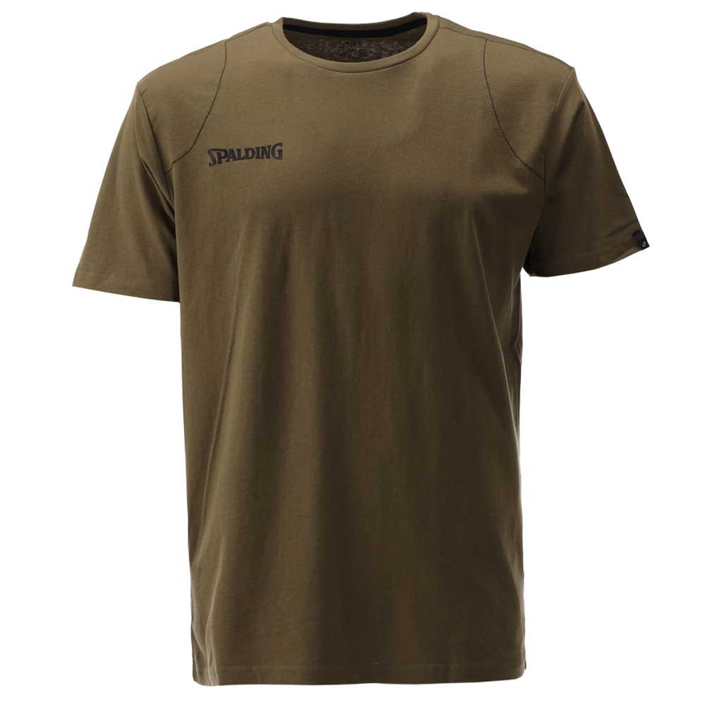 Spalding Essential Short Sleeve T-shirt Grün 2XL Mann von Spalding