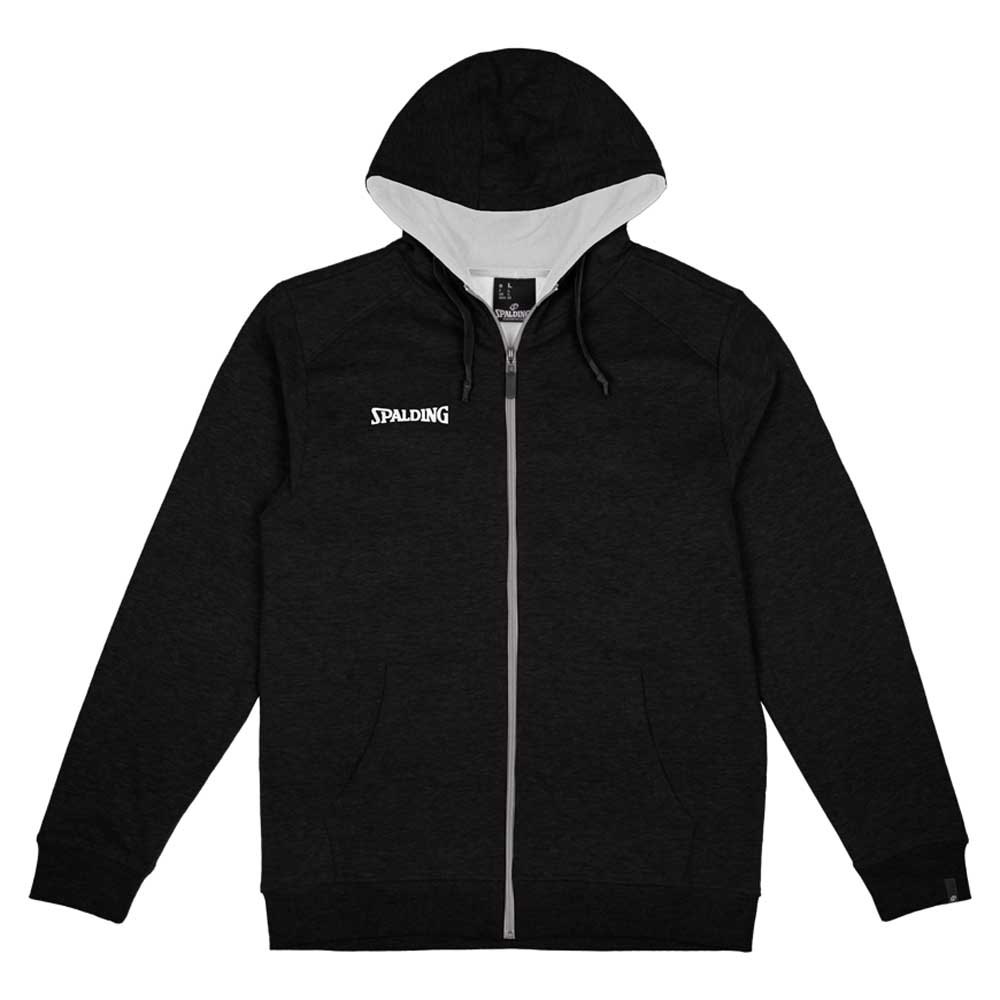 Spalding Flow Full Zip Sweatshirt Schwarz M Mann von Spalding