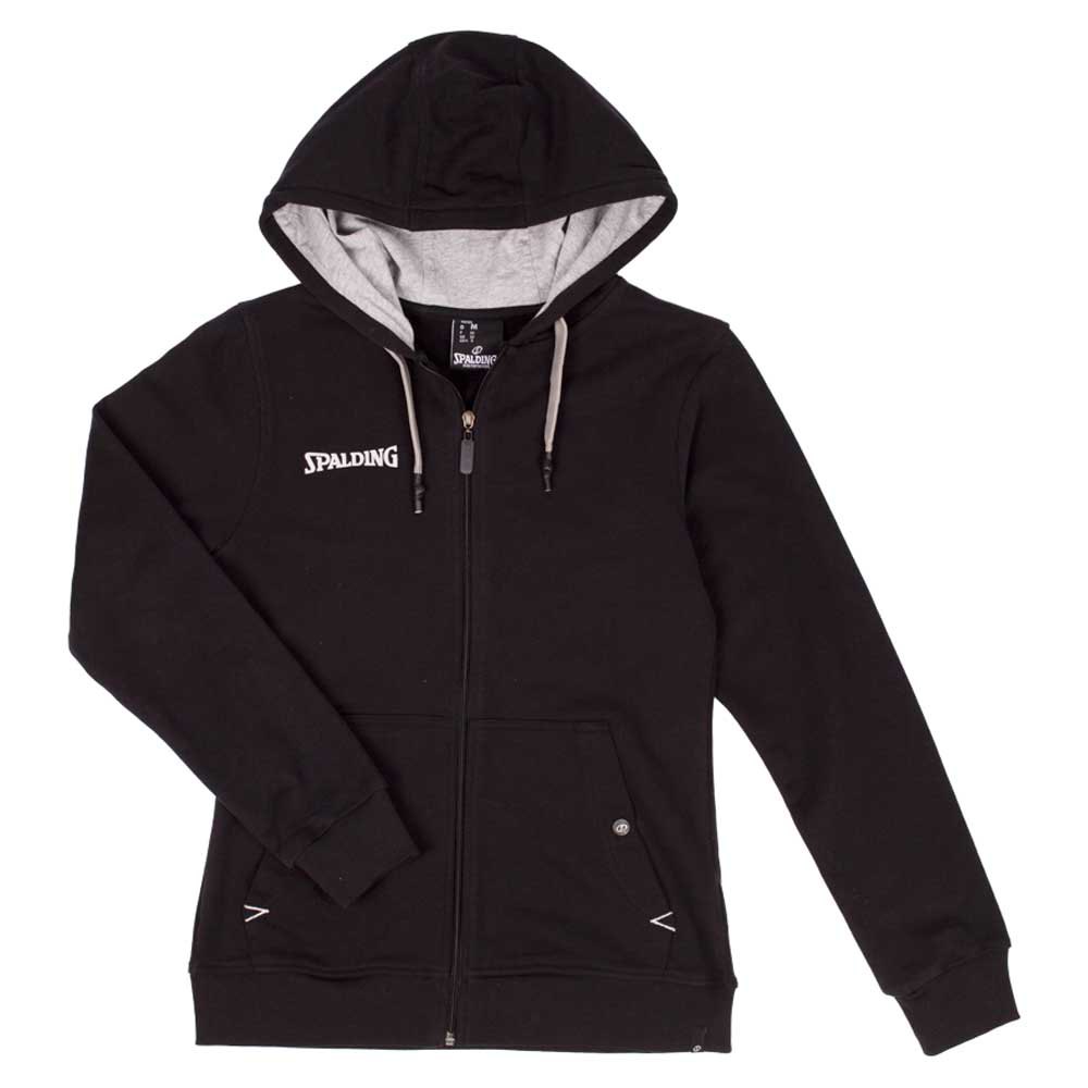 Spalding Flow Full Zip Sweatshirt Schwarz S Frau von Spalding