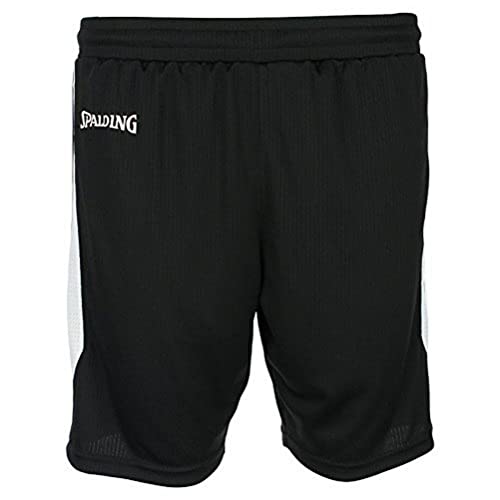 Spalding Herren 4her III Shorts, schwarz/Weiß, XL von Spalding