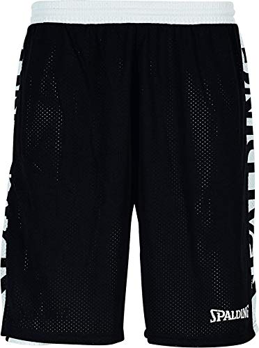 Spalding Herren Essential Shorts, schwarz/Weiß, 3XL von Spalding