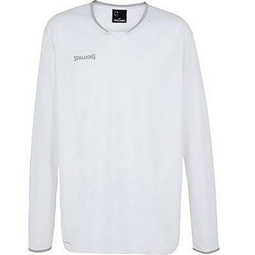 Spalding Herren Move Shooting Shirt, weiß/Silber grau, XL von Spalding