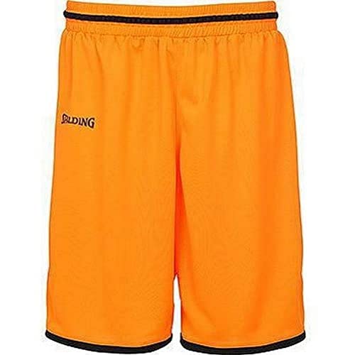 Spalding Herren Move Shorts, Dark orange/Schwarz, 3XL von Spalding