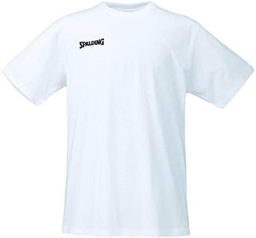 Spalding Herren Promo te Shirt, Weiß, XXL EU von Spalding