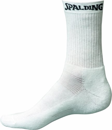 Spalding Herren Socke Mid Cut Vpe 3 Paar socks, Weiß 41-45 EU von Spalding