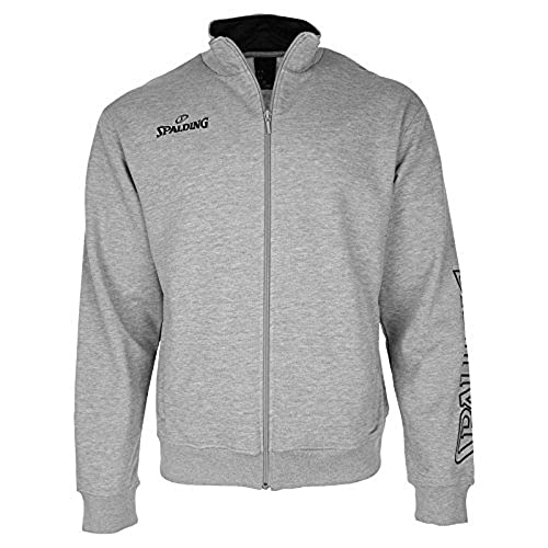 Spalding Herren Team II Zipper Jacke, grau Melange, 3XL von Spalding