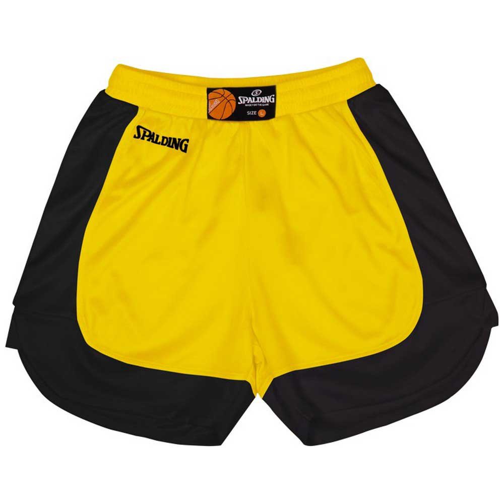 Spalding Hustle Shorts Gelb 3XL Mann von Spalding