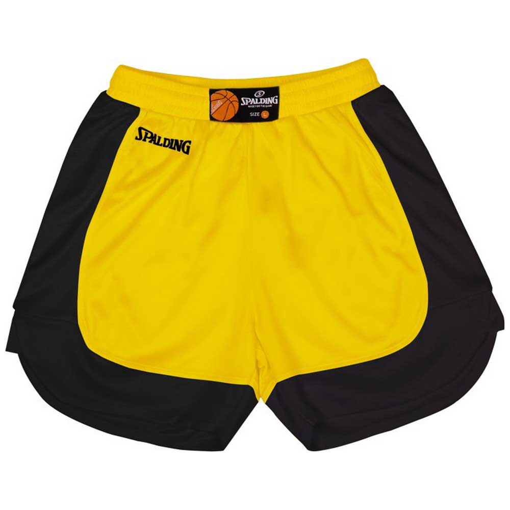 Spalding Hustle Shorts Gelb L Mann von Spalding