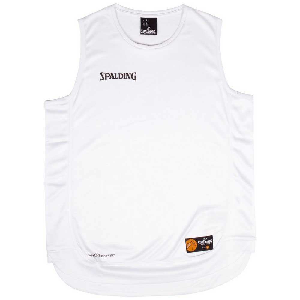 Spalding Hustle Sleeveless T-shirt Weiß 3XL Mann von Spalding