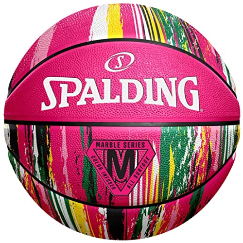 Spalding Marble Ball 84402Z, Unisex basketballs, pink, 7 EU von Spalding