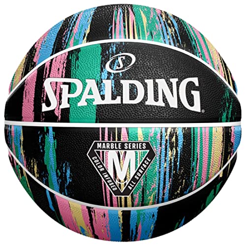 Spalding Marble Ball 84405Z, Unisex basketballs, Black, 7 EU von Spalding
