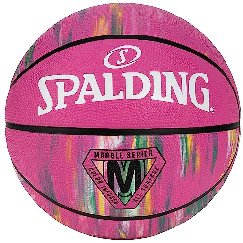 Spalding Marble Ball 84417Z, Unisex basketballs, pink, 5 EU von Spalding