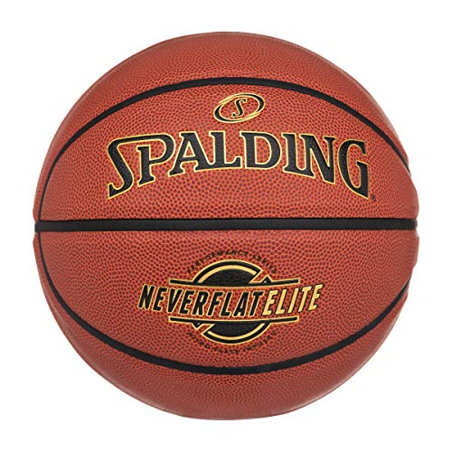 Spalding Neverflat Elite Ball 769698, Womens,Boy,Girl,Mens basketballs, orange, 7 EU von Spalding
