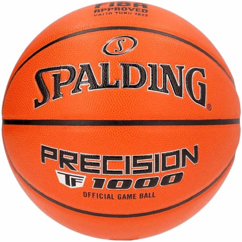 Spalding Precision TF-1000 Logo FIBA Ball 77526Z, Unisex basketballs, Orange, 7 EU von Spalding