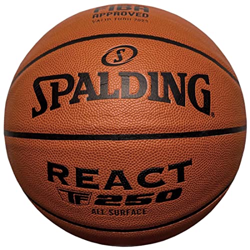 Spalding React FIBA TF 250 76967Z, Unisex basketballs, orange, 7 EU von Spalding