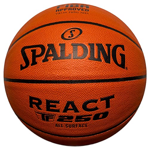 Spalding React TF-250 Ball 76968Z, Unisex basketballs, orange, 6 EU von Spalding