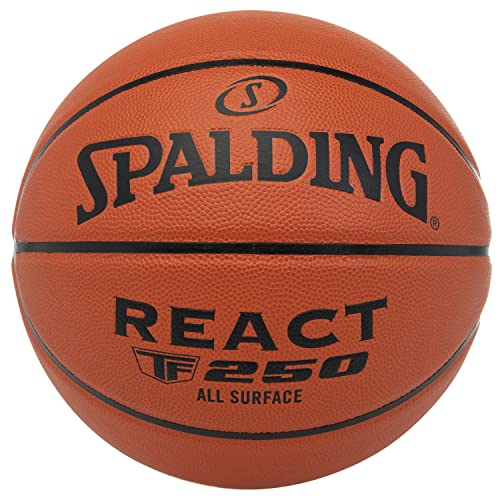Spalding React TF-250 Ball 76801Z, Unisex basketballs, orange, 7 EU von Spalding