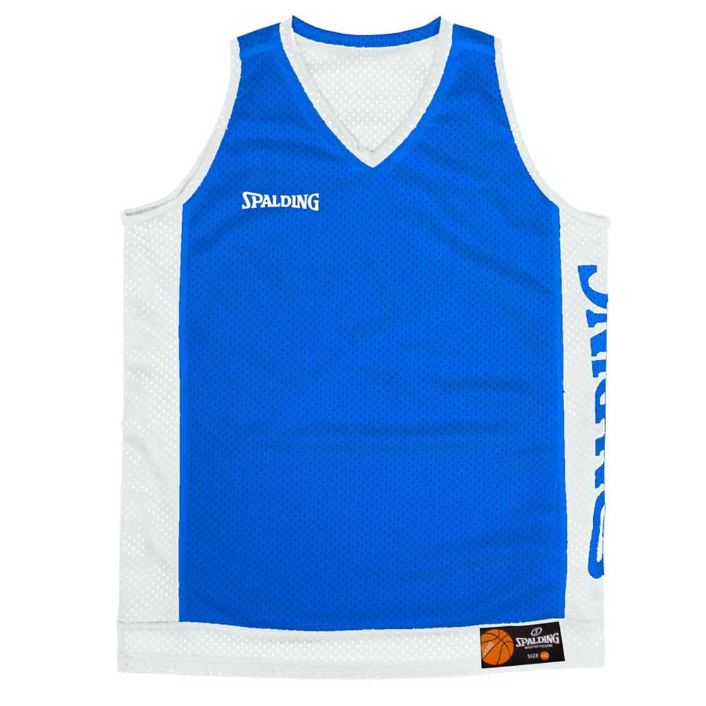 Spalding Reversible Sleeveless T-shirt Blau 2XL Mann von Spalding