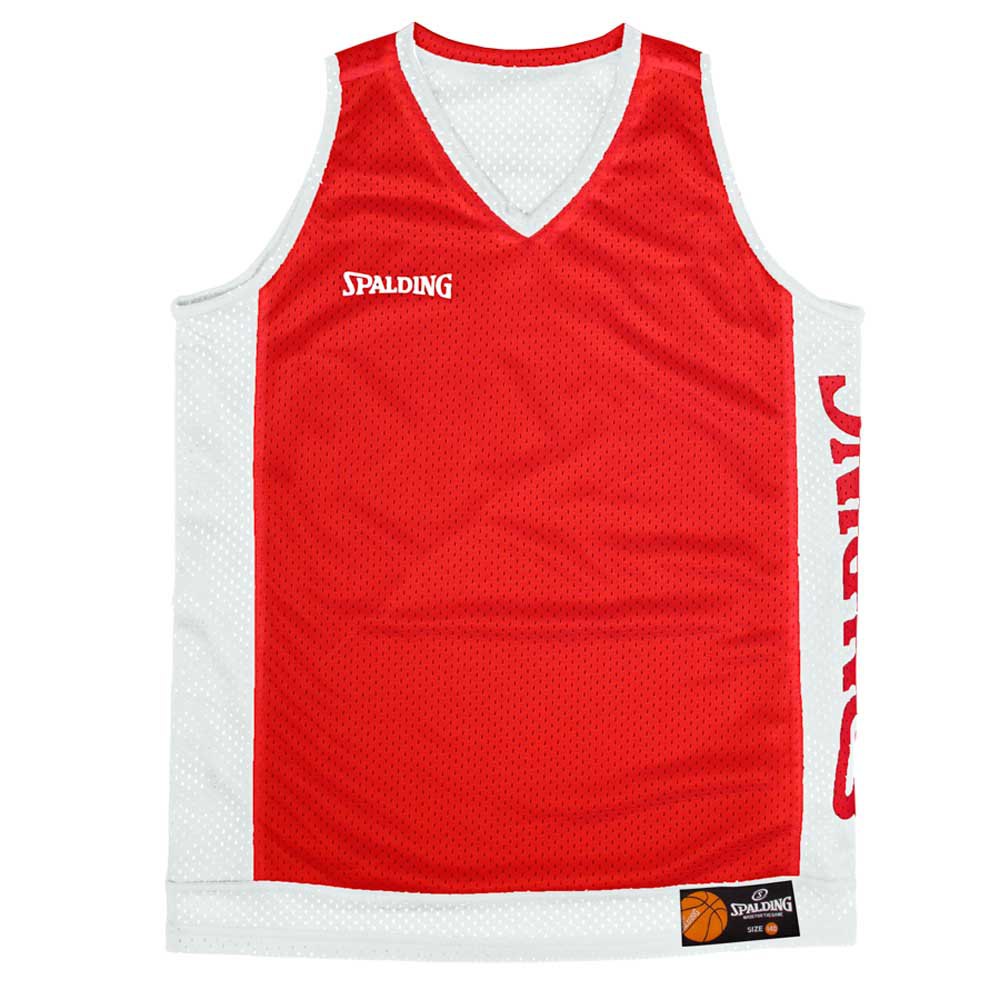 Spalding Reversible Sleeveless T-shirt Rot S Mann von Spalding