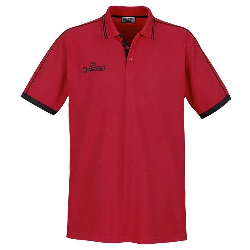 Spalding Shirt Short Sleeve Polo Shirt Rot M Mann von Spalding