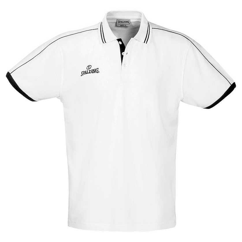 Spalding Shirt Short Sleeve Polo Weiß S Mann von Spalding