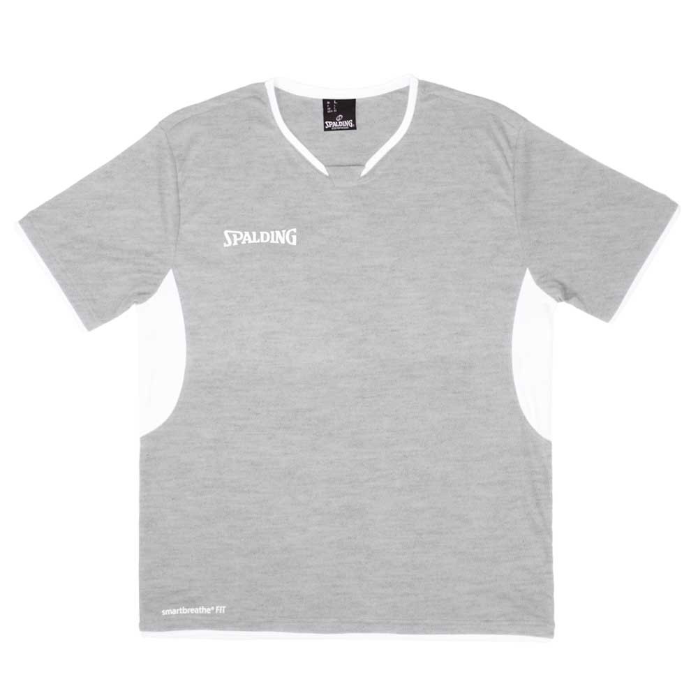 Spalding Shooting Short Sleeve T-shirt Grau 2XL Mann von Spalding