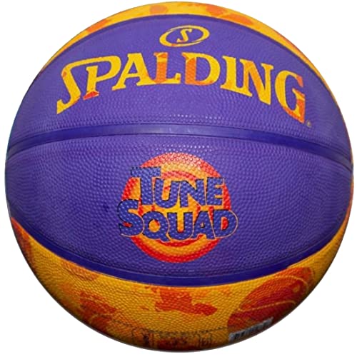Spalding Space Jam Tune Squad Ball 84595Z, Womens,Childrens,Mens basketballs, Purple, 7 EU, 84595z_7 von Spalding