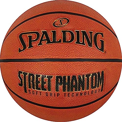Spalding Street Phantom Professional Basketball Ball Full Size No. 7 Basketball Ball Without Air Pump Official Outdoor Match Basketball Size 7 von Spalding