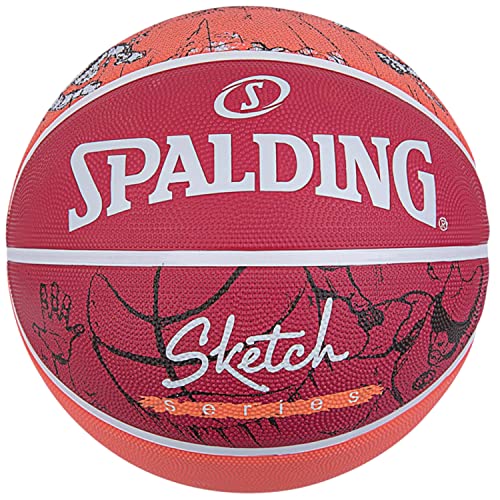 Spalding Unisex-Adult basketballs, red, 7 von Spalding