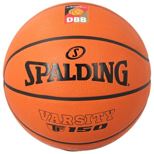Spalding Unisex – Erwachsene TF Series DBB Varsity TF-150 Sz6 Ball, Orange, 6 von Spalding