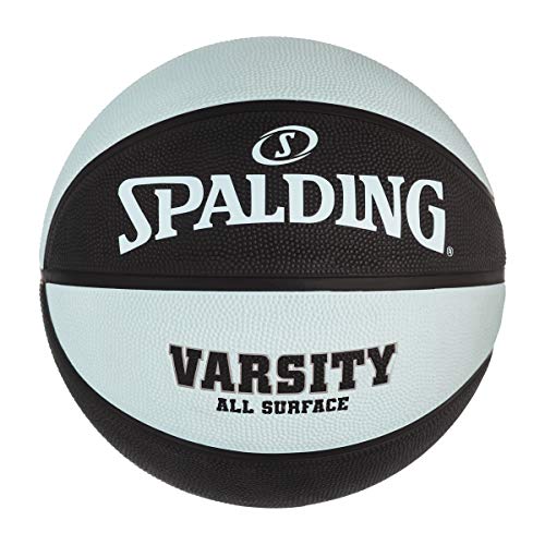 Spalding Varsity Basketball, 74,9 cm, Schwarz/Hellblau von Spalding