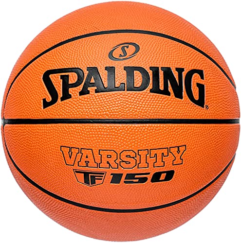 Spalding - Varsity TF-150 - Klassische Farbe - Basketballball - Größe 7 - Basketball - Zertifizierter Ball - Material: Gummi - Outdoor - rutschfest - Hervorragender Grip - Sehr widerstandsfähig von Spalding