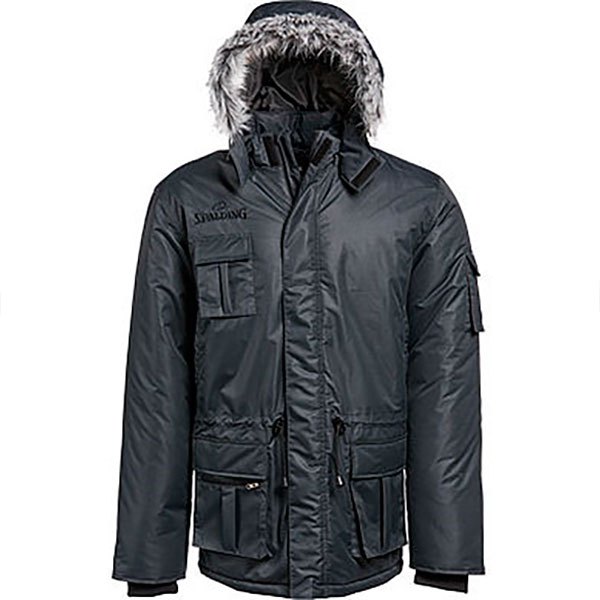 Spalding Winter Jacket Schwarz 2XL Mann von Spalding