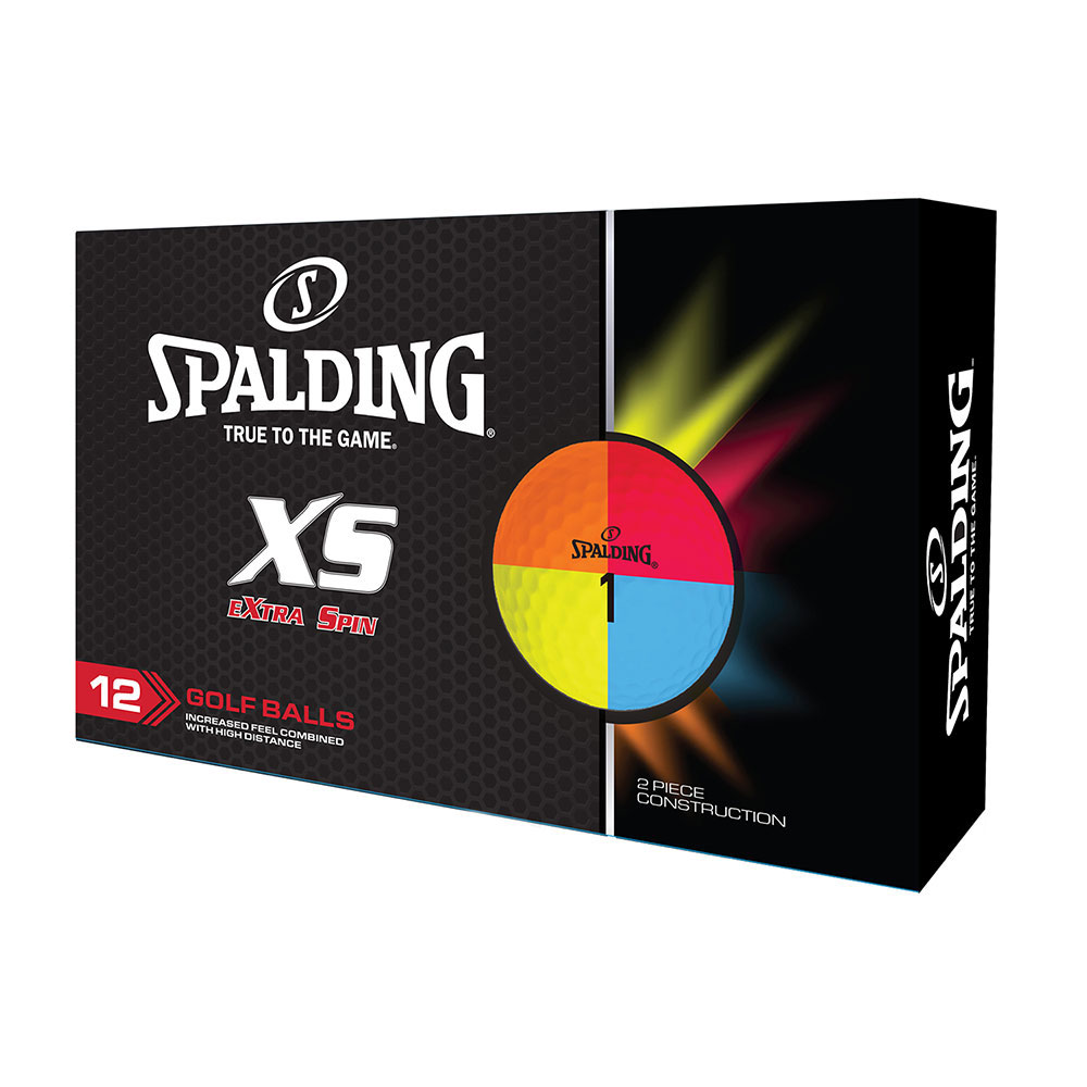 'Spalding XtraSpin Golfball 12er vier Farben' von Spalding