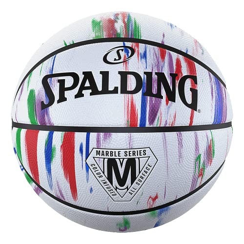 Spalding United 84397A Sports Marble Sz7 Ball Rainbow 7 von Spalding