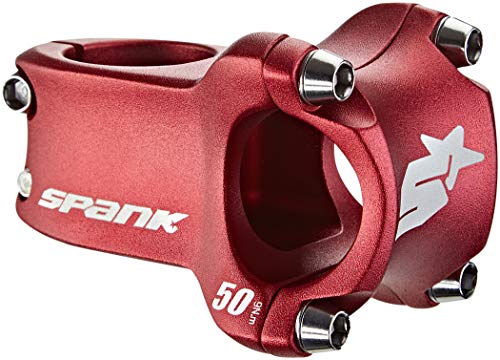 Spank Sike Race 2.0/LG.50 mm/Durchmesser 31,8 mm Vorbau, Mountainbike, E-Bike, Unisex, Erwachsene, Rot von Spank