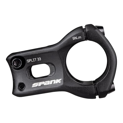 Spank Split Stem Vorbau MTB Erwachsene Unisex Schwarz 33mm von Spank