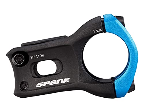 Spank Split Stem Vorbau Mountainbike/MTB Erwachsene, Unisex, Blau, 33 mm von Spank