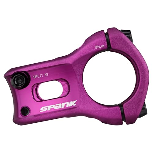 Spank Vorbau Split, 31,8 mm 33 mm, Purple Fahrrad, Erwachsene, Unisex von Spank