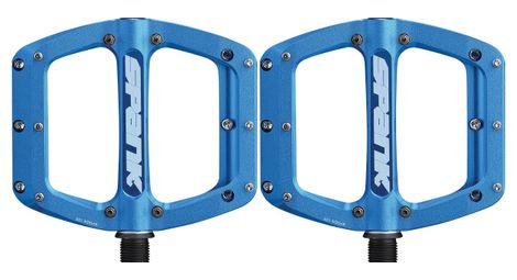 spank spoon reboot flachpedale blau von Spank