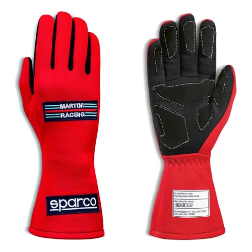 Sparco Handschuhe Land 2022, Größe 08, Martini-R, Rot von Sparco