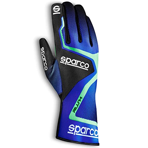 Sparco Handschuhe Rush 2020, Größe 13, Blau/Schwarz von Sparco
