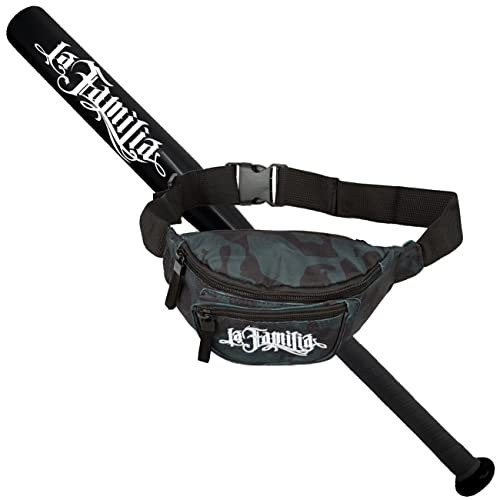 Sportset Baseballschläger mit Tasche für Baseball La Familia FCK Logo Weiß Aluminium 26 Zoll von Spass kostet