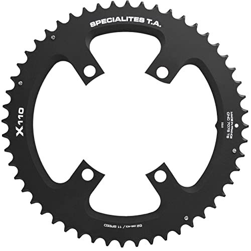 Spécialités TA X110 4 Arm 110pcd 11 x Kettenblatt, Schwarz, Outer 42T von Spécialités TA