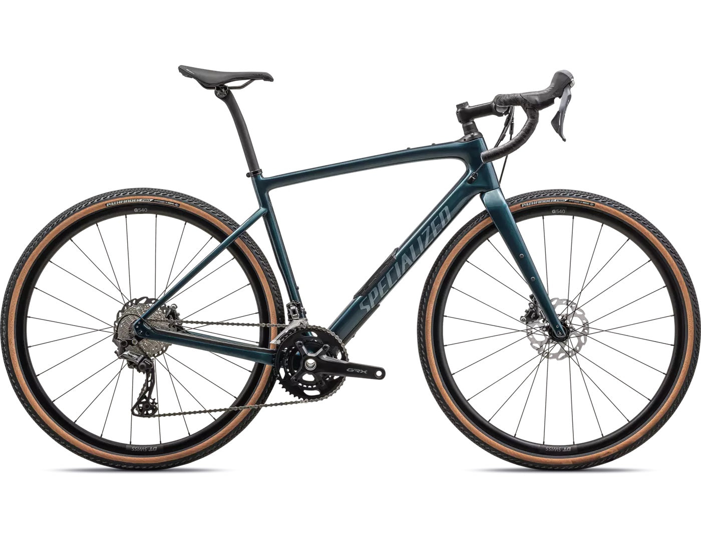Specialized Diverge Comp Carbon Gloss Metallic Deep Lake Granite/Pearl 54 cm von Specialized