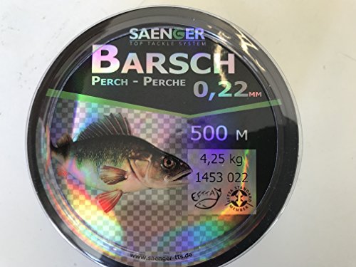 Specitec " Barsch " Schnur Ø 0,22mm -Farbe: Light green transparent - Angelschnur monofil Zielfischschnur von Specitec