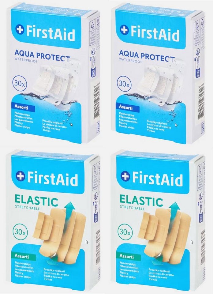 Spectrum Wundpflaster First Aid Aqua Protect Wasserfest-Pflaster, Elastic-Pflaster von Spectrum