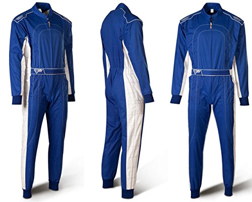 Speed Kartoverall Blau/weiß - Denver HS-2 Modell 2018 Racewear (XL) von Speed