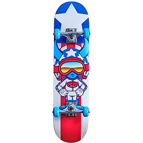 Speed Unisex – Erwachsene Characters Skateboard, Farbe 05, 7.75" von Speed