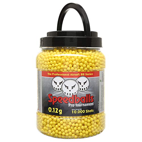 Speedballs Pro Tournament BBS 0,12g Softairkugeln 10.000er Container gelb, Kaliber 6mm BB von Speedballs